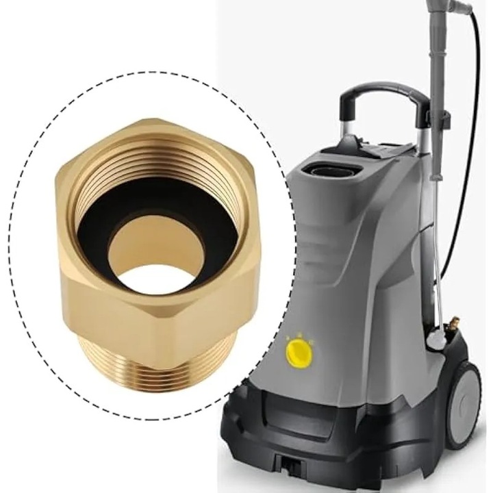 Adapter magasnyomású mosóhoz M22x1.5 sárgaréz ellenálló 400 Bar