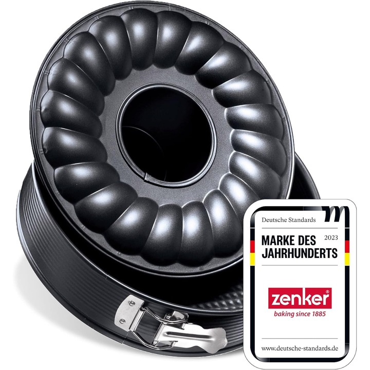 Forma de Tort Zenker cu 2 Funduri, 26 cm, Antiaderenta