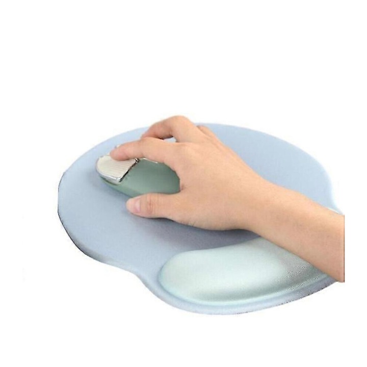 3D egérpad csuklótámasszal, csúszásmentes, kényelmes