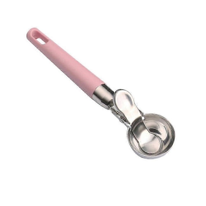 Lingura pentru inghetata din otel inoxidabil, 1 buc, argintiu, 20cm