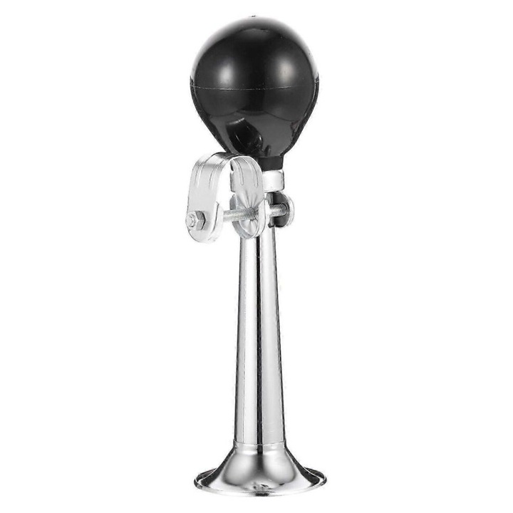 Sonerie bicicleta manuala metalica retro 20x6x6cm negru