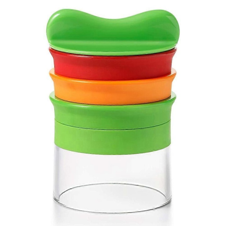 Feliator manual legume, 3 lame inox, antiderapant, multicolor
