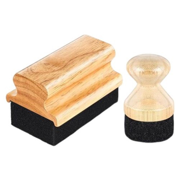 Aplicator ulei mineral pentru intretinere placi taiat lemn, maner ergonomic