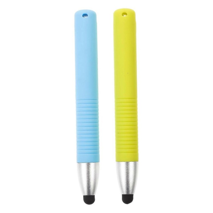 Set 2 stylus universal silicon multicolor 10.1x1x1cm
