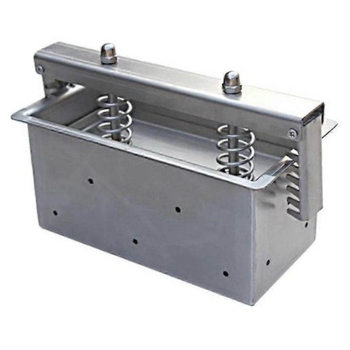 Unealta presare carne inoxidabila cu placa detasabila 20x15x10cm