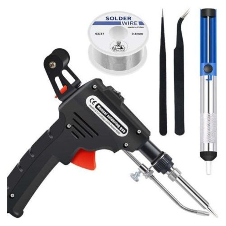 Pistol de sudura multifunctional 3 in 1, usor, durabil, pentru metale