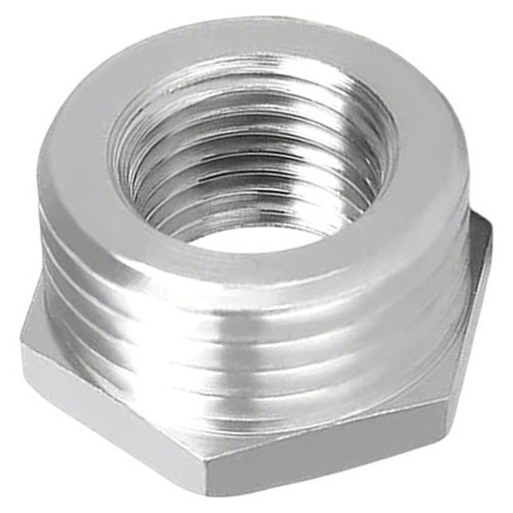 4 db rozsdamentes acél 304 redukciós adapter készlet, NPT 1/2x1/8 menet, hatszögletű