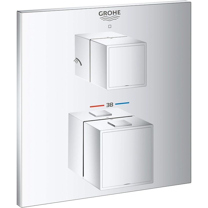 Термостатен душ Grohe Grohtherm Cube 24154000, Хромиран