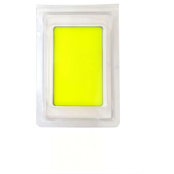 Set amprente maini si picioare bebelus, cerneala non-toxica, galben, 12.5x8cm