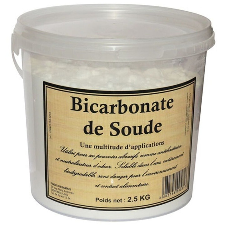 Bicarbonat de sodiu 2.5kg, universal, alb