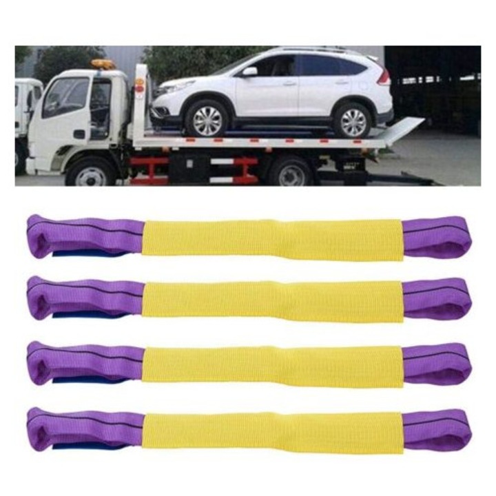 Set 4 chingi transport auto 5000kg poliester
