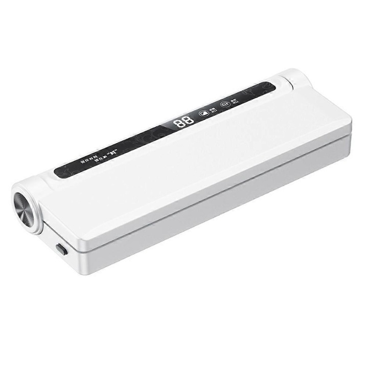 Aparat de vidat, 90W, alb, 220V, set cu 20 pungi, 20x10x15cm