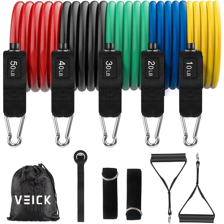VEICK Ellenállási Szalagok Fitneszhez, Pilateshez, Calisthenicshez