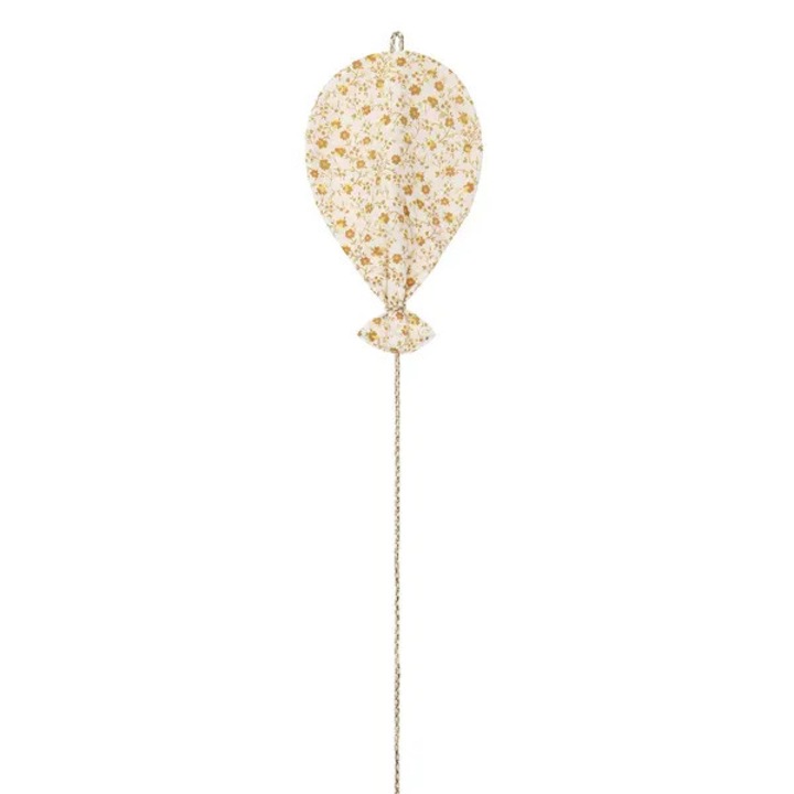 Decoratiune perete balon bumbac, 29x18cm, alb multicolor, set 1 buc