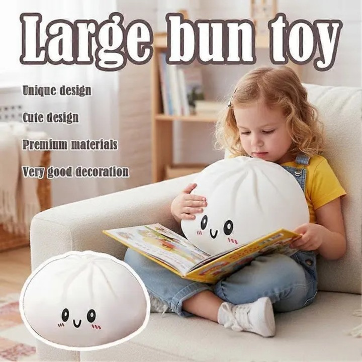 Голяма мека възглавница squishy dumpling 25см, бавно възстановяваща се, многоцветна, антистрес