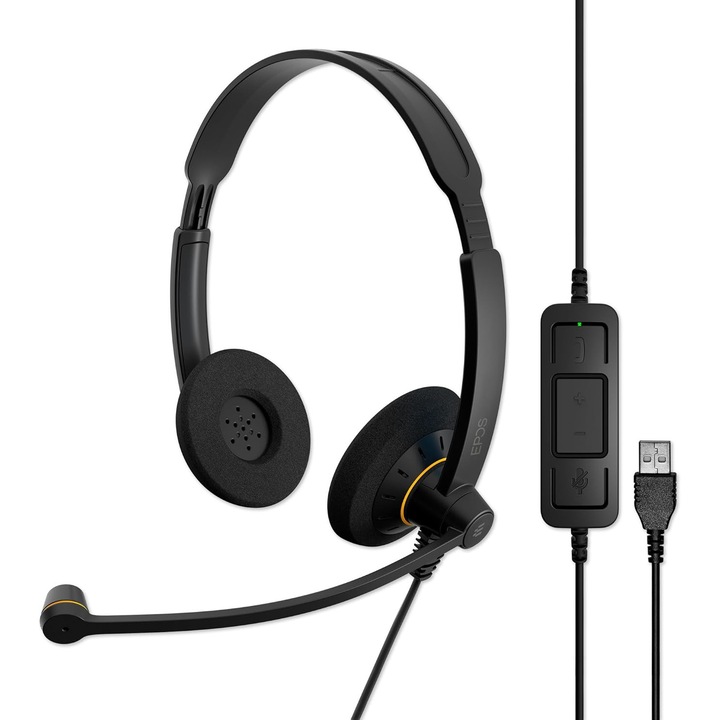 Слушалки EPOS Impact SC 60 USB ML за UC с контрол на повикванията