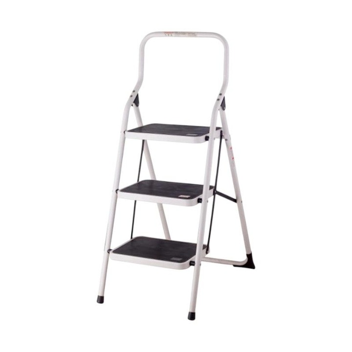 Scara pliabila Tradesor 3 trepte metalica 121x45cm