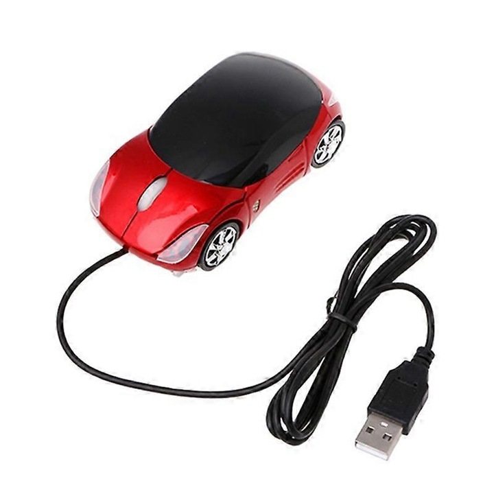 Оптична мишка 3D USB, ергономична, многоцветна, 10x5x3см