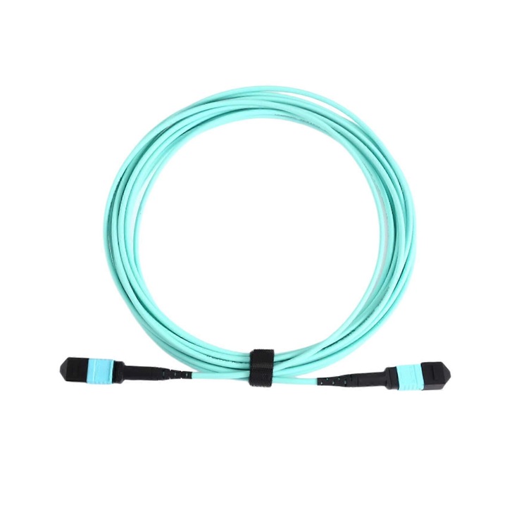 Cablu optic patchcord 12 core OM3 multicolor 1m