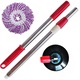 Coada mop metalica, sistem prindere rapida, reglabila, 25x10cm