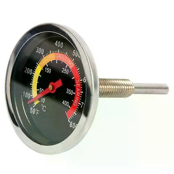Termometru gratar inox 52mm 50-400°C 40g