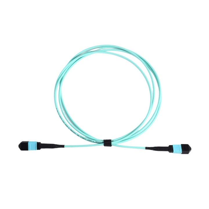 Cablu optic patchcord 12 core OM3 multicolor 1.2m