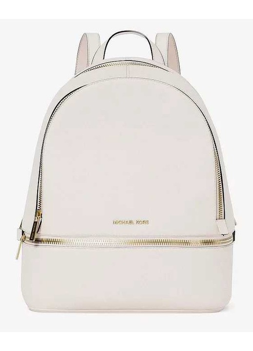 Hátizsák, Michael Kors, Rhea, bőr, krém