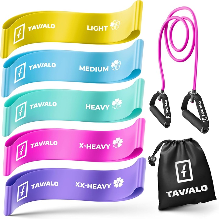 Benzi Fitness Szett Extensorral - 100% Természetes Latex - Erőnléti Edzés