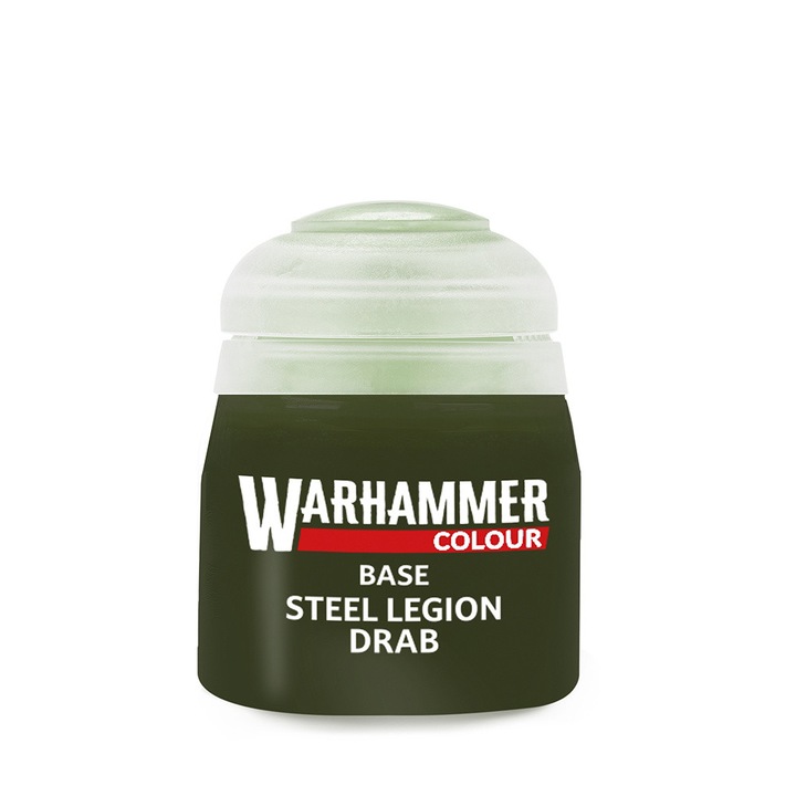 Vopsea Base Steel Legion Drab, Warhammer Colour, 12ml