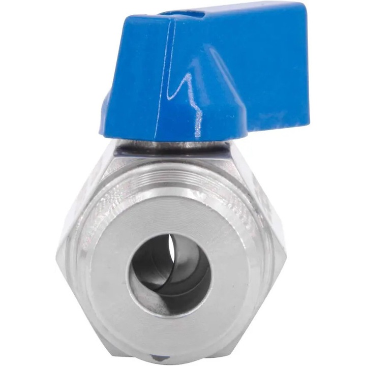Rozsdamentes acél golyóscsap 304, 3/8", strapabíró, tartós