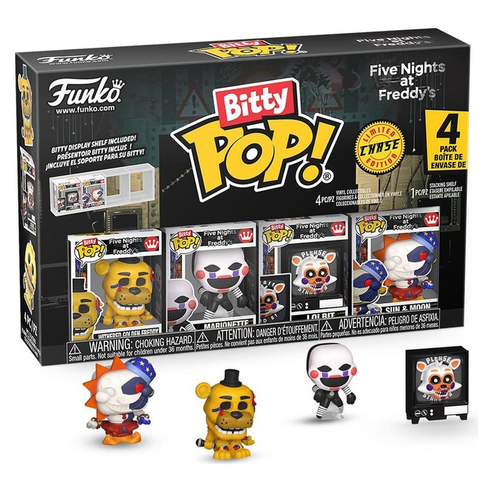 Set 4 figurine vinil Funko Five Nights at Freddy's Bitty POP 2.5cm