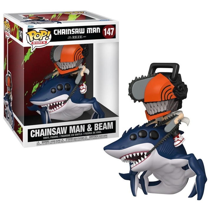 Figurina Funko Chainsaw Man Reze POP Ride DLX multicolor