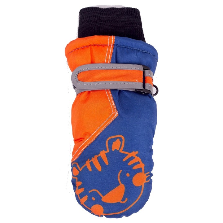 YOCLUB REN-0325 sportkesztyű fiúknak, szigetelt, farmerkék, 10cm