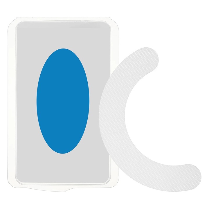 Set 20 benzi adezive pentru protectie stoma, alb, 14x8x0.1cm