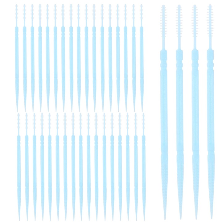 Set 1060 bucati betisoare dentare din plastic, multicolor, 8.5x5.2x7.2cm