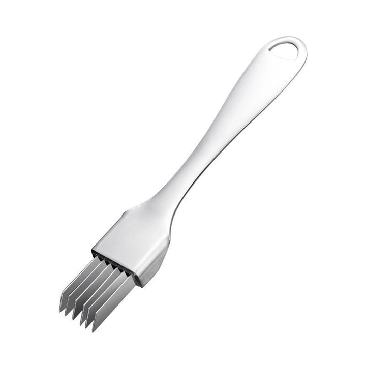 Feliator manual ceapa si usturoi inox 17x3x2cm verde