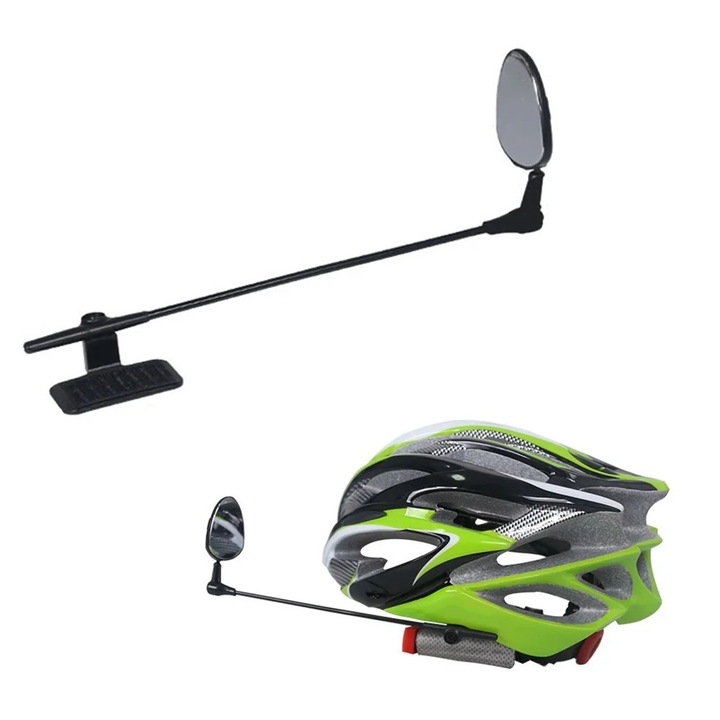 Oglinda bicicleta spate reglabila 360 plastic 21.8x8.5cm