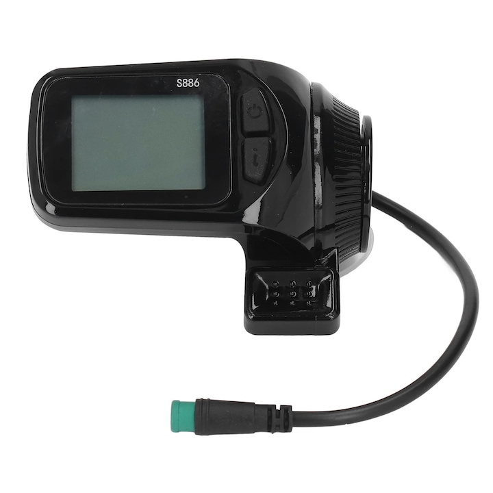 Ciclocomputer electric LCD universal 36V negru