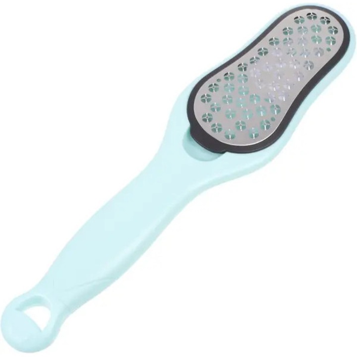 Lábradírozó, rozsdamentes acél, ergonomikus kialakítás, világoskék