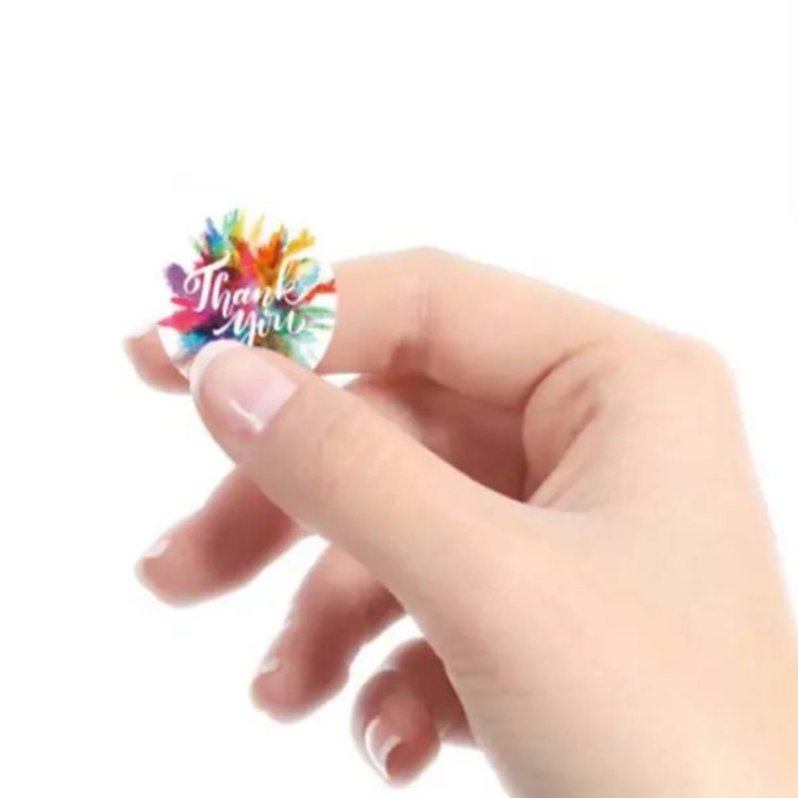 Öntapadós címkék, 500 db, 2.5cm, fehér