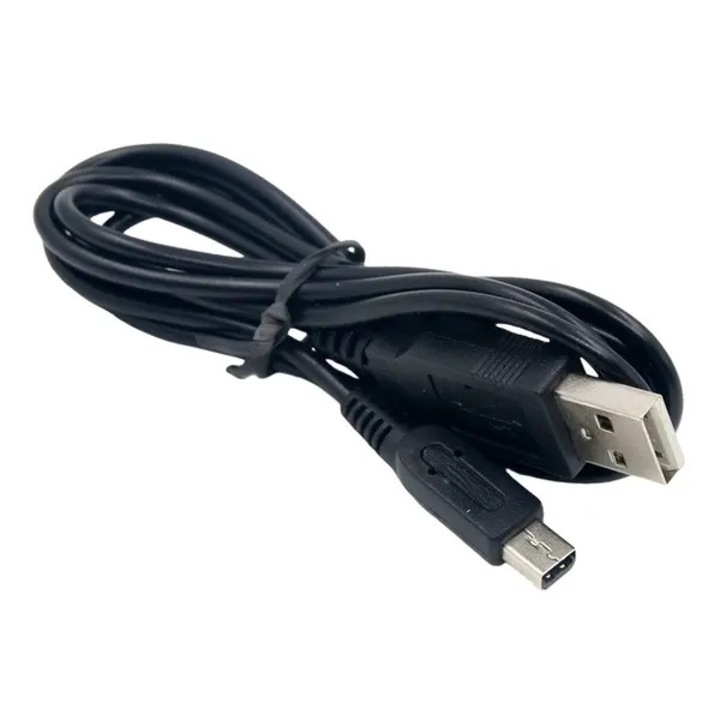 USB töltő- és adatkábel 3DS XL LL-hez, fekete, 1.2m