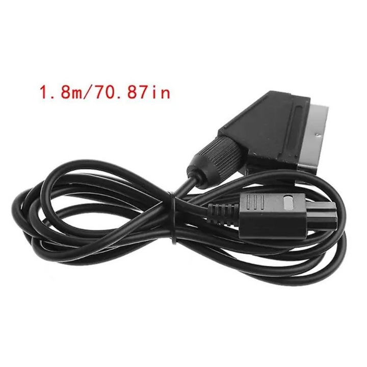 Scart kábel N64-hez, fekete, 1.8m