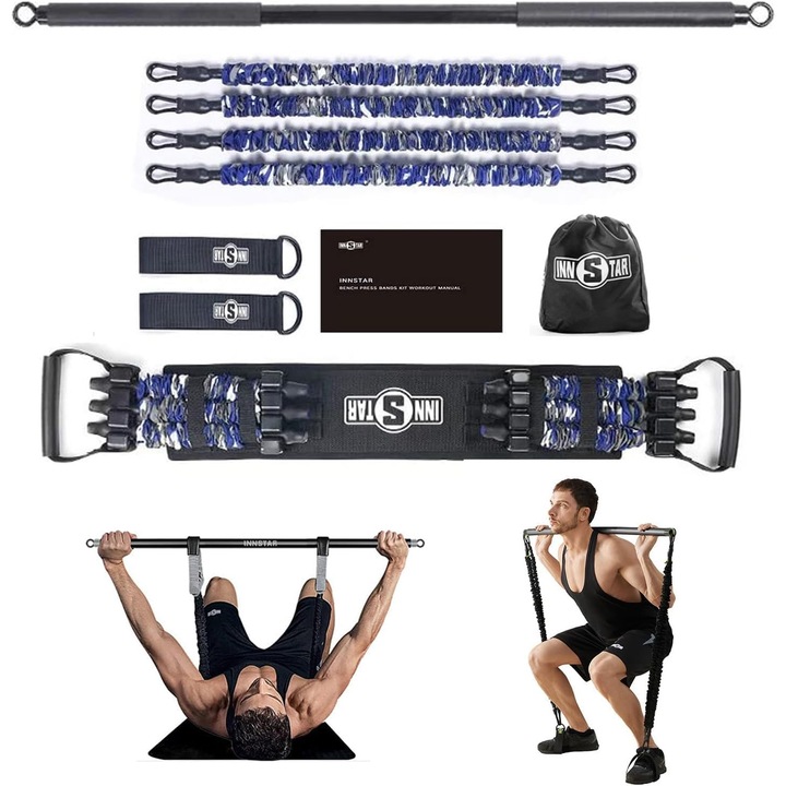 INNSTAR Otthoni Edzőkészlet 3.0 - Állítható Ellenállási Szalagok