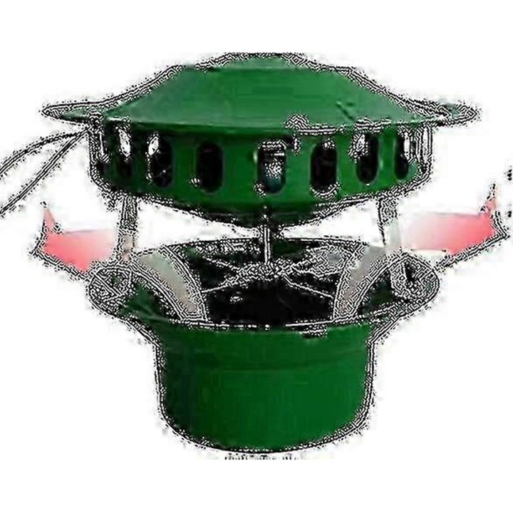 Ventilator cos fum soba lemne 80W 220V diametru 13.5x20cm