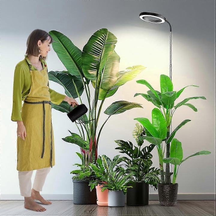 LED növénynevelő lámpa, állítható, teljes spektrumú, 65 hüvelyk, melegfehér-piros-kék