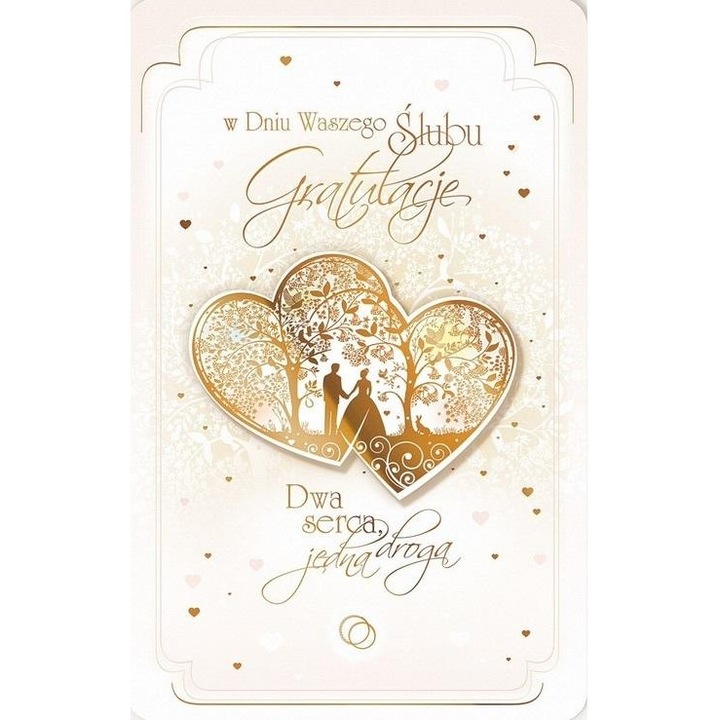 Felicitare AbCard nunta cu plic 13x20,5cm
