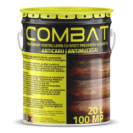 Tratament Anticarii Si Antimucegai Combat Lemn 20 L Emag Ro