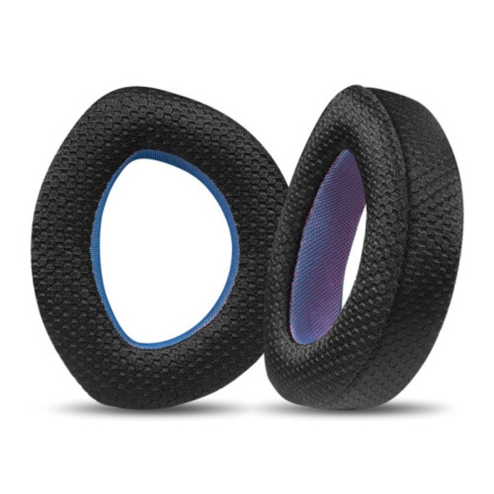 Perne de schimb pentru casti HD700, plasa respirabila, cu catarama, negru