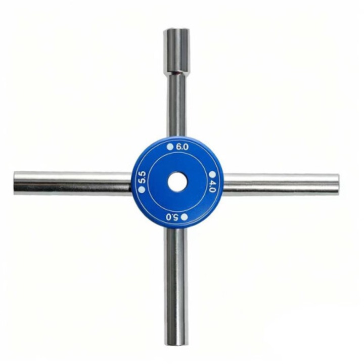 Cheie hexagonala multifunctionala 4 in 1 4x5x5.5x6mm