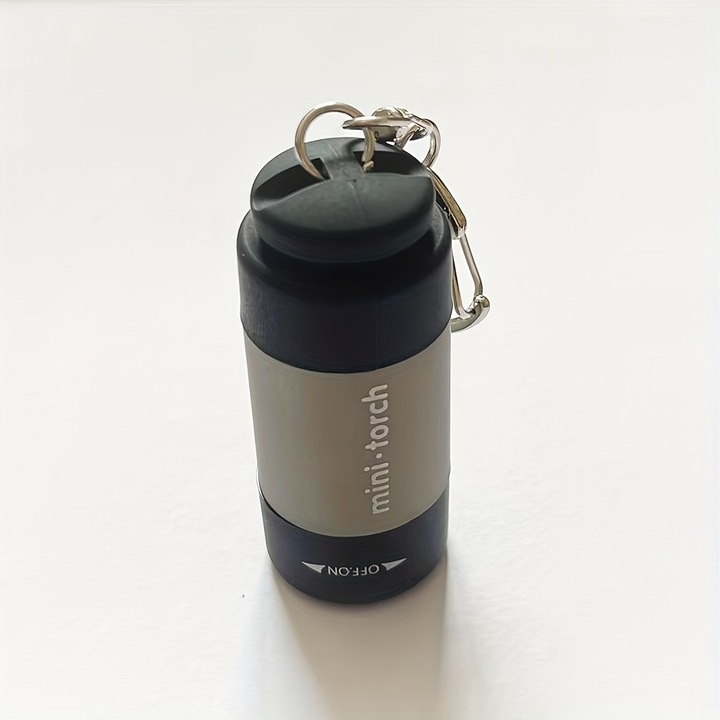 Lanterna portabila ZYBLSSBB USB mini, luminozitate puternica, negru